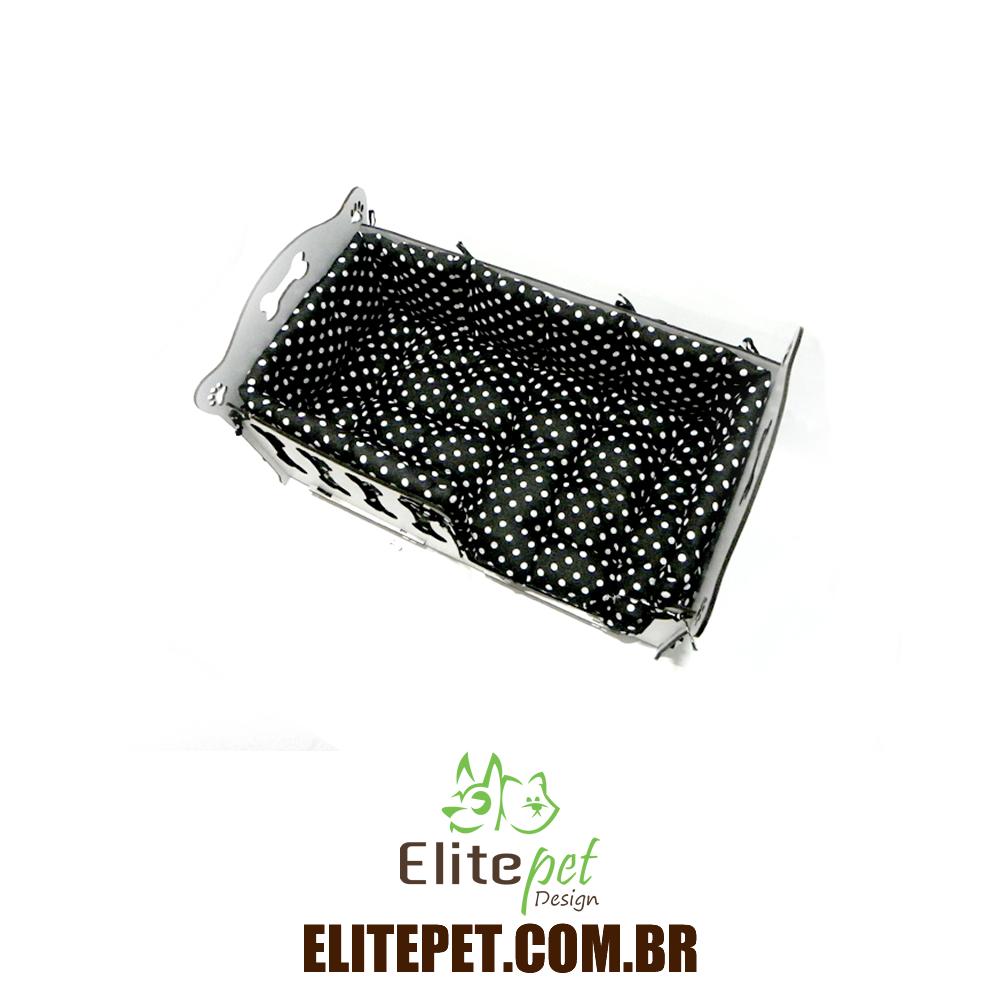 Berço Dog - Marrom Linho - Tamanho P