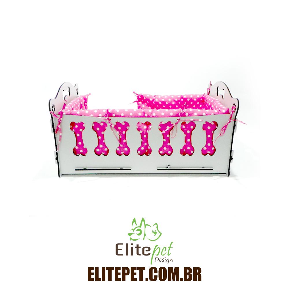Berço Dog - Marrom Linho - Tamanho G
