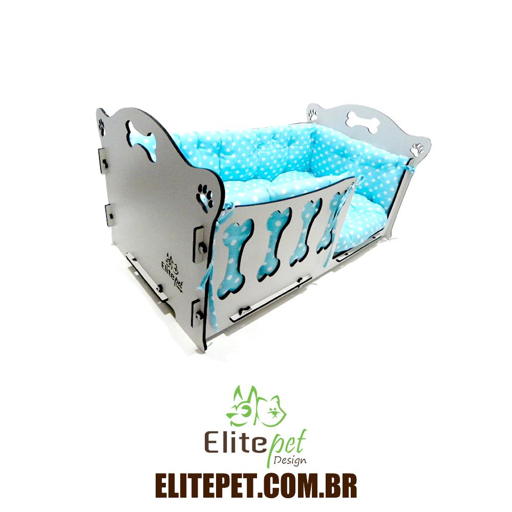 Berço Dog - Marrom Linho - Tamanho G