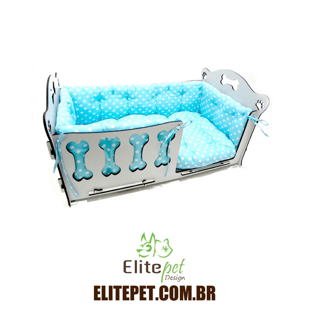 Berço Dog - Marrom Linho - Tamanho G