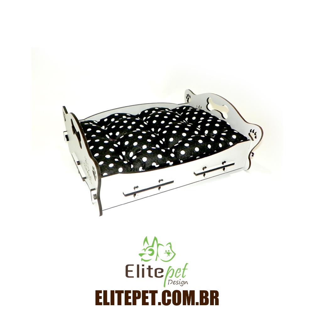 Cama Dog - Cinza Claro - Tamanho M
