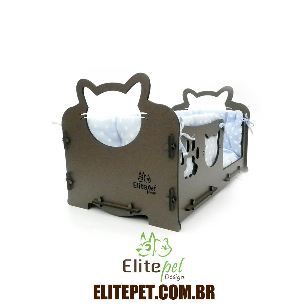 Berço Cat - Marrom Linho