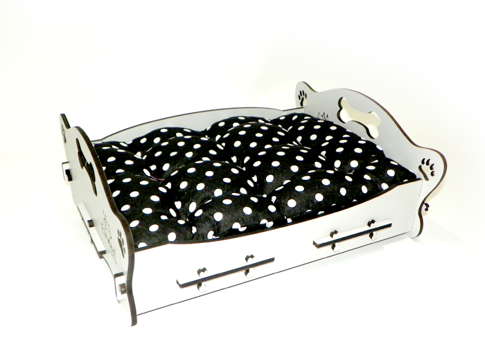 Cama Dog - Marrom Linho - Tamanho P